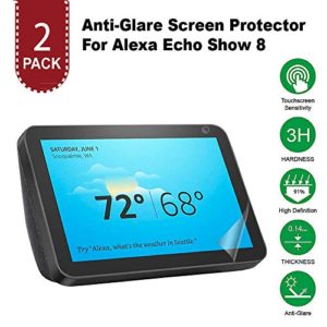AG2 Anti-Glare Screen Protector for Amazon Alexa Echo Show 8 [2 Pack]