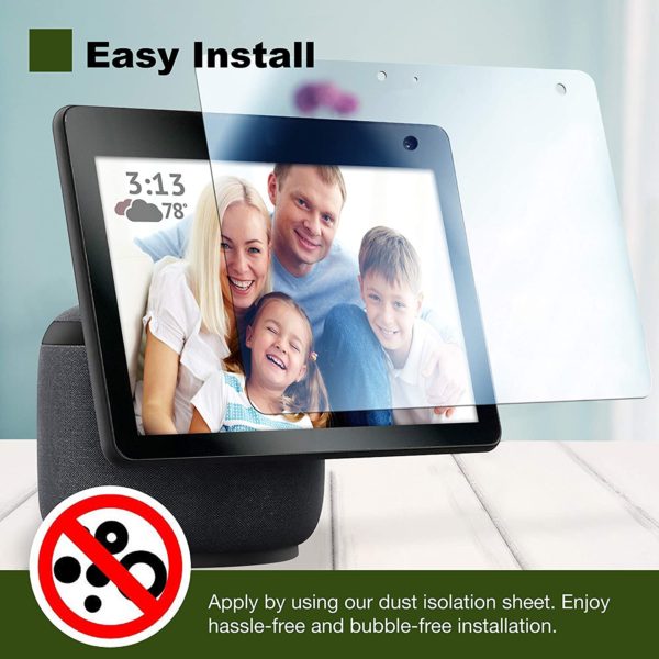 AG2 Anti-Glare Screen Protector for Amazon Alexa Echo Show 10 (3rd Generation) (2 Pack) - Image 5