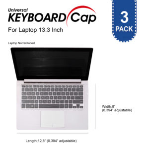 Universal Keyboard Cap for Laptop 13.3 Inch [3 Pack]