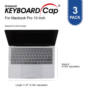 Universal Keyboard Cap for MacBook 13 Inch [3 Pack]