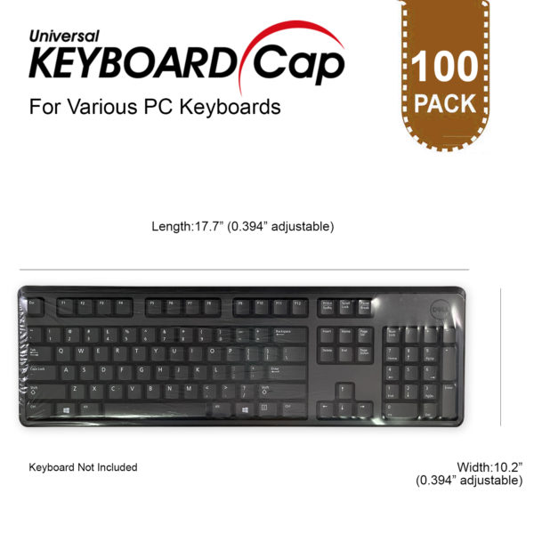 Universal Keyboard Cap for Desktop Keyboard [100 Pack]