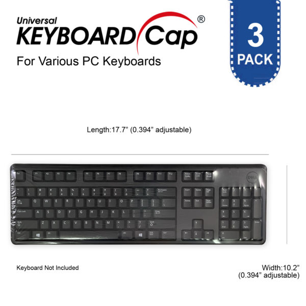 Universal Keyboard Cap for Desktop Keyboard (Rt-SC03) [3 Pack] - Image 2
