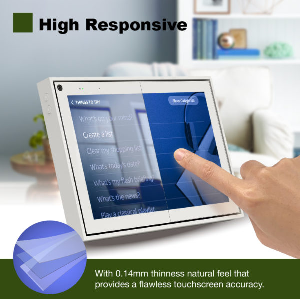 AG2 Anti-Glare Screen Protector for FaceBook Portal Mini 8" - Image 2