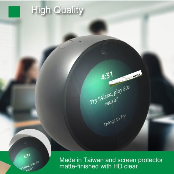 AG2 Anti-Glare Screen Protector for Amazon Alexa Echo [2 Pack] - Image 2